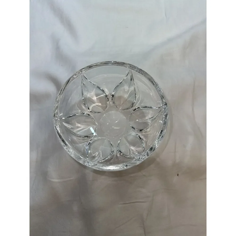 Nachtmann Crystal Bowl Lotus Flower Krocus Excellent Condition‎ Free Shipping